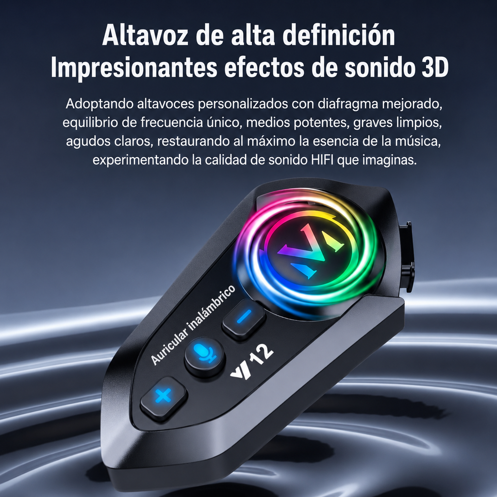 Comunicador para cascos V12
